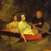 Self-portrait with Baroness Ye. N. Meller-Zakomelskaya and a Girl in a Boat. Unfinished